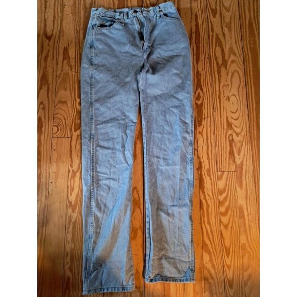 Vintage Wrangler Jeans Womens 11 x 38 High Rise Bareback Western Rodeo Cowboy - Picture 2 of 3